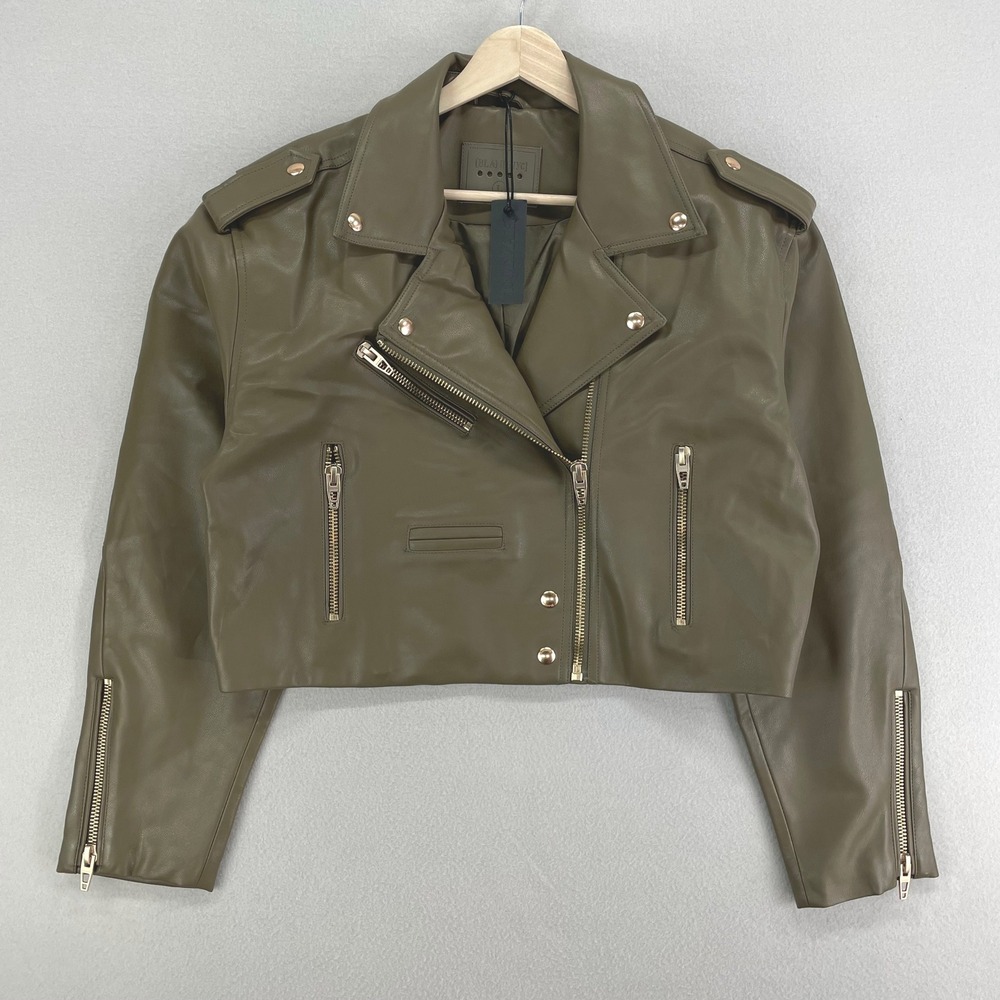 Olive Green Leather Jacket